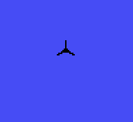 Animated preview of Gribbly appearing through the original triangular effect